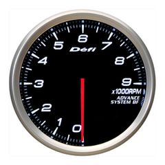Defi White Defi Advance BF Tachometer Gauge 80mm 9000rpm