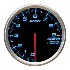 Defi Blue Defi Advance BF Tachometer Gauge 80mm 9000rpm