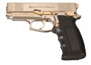 EKOL SAVA MAGNUM SATIN ENGRAVED 9mm Πιστόλι αντίγραφο starter pistol-ισχυρού κρότου Σηματοδοσίας