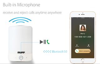 SUPP L7 3 σε 1 Έξυπνο Bluetooth Ρομαντικό Ηχείο-Φωτιστικό Επαφής, Ραδιόφωνο, Καινούρια, ΞΕΠΟΥΛΗΜΑ!