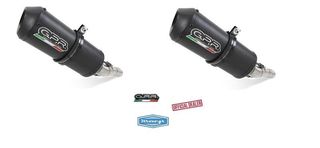 Gpr Εξατμίσεις Διπλά Τελικά Ghisa Black Cagiva V Raptor 1000 2000 - 2002 