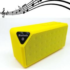 X3 Mini Ηχείο Bluetooth,Handsfree,FM Radio,TF/USB(OEM)(Κίτρινο)
