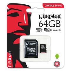 Kingston Canvas Select microSDXC Speed Class 10 SDCS/64GB