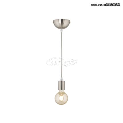 Trio Lighting Cord Ανάρτηση 1φωτη Σε Νίκελ Ματ Χρώμα