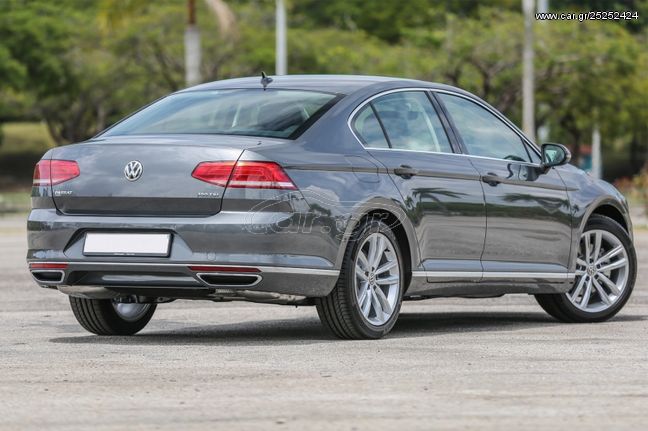 ΠΙΣΩ ΣΠΟΙΛΕΡ ΓΙΑ VW Passat B8 3G (2015-2019) R Line Design Twin Exhaust Chrome finish 