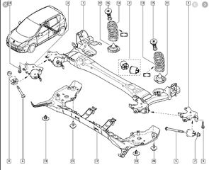 ΑΞΟΝΑΣ ΠΙΣΩ SCENIC III 430004057R