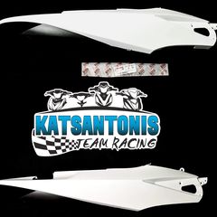 Ουρά άσπρη δεξιά γνήσια Yamaha crypton X135 