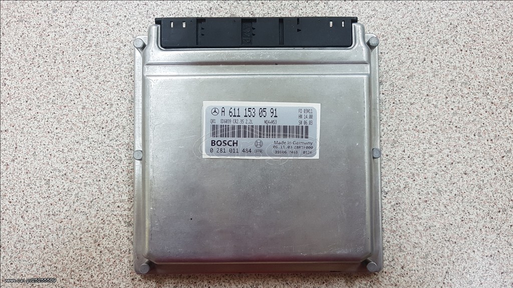 ΕΓΚEΦΑΛΟΣ ΜΗΧΑΝΗΣ MERCEDES SPRINTER 2.2 CDI Engine ECU A6111530591 Bosch 0281011484 CR235