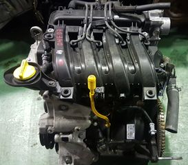 ΚΙΝΗΤΗΡΑΣ  RENAULT  D4F D740 1149cc/65-75HP/4Cyl./ΒΕΝΖΙΝΗ  RENAULT  CLIO III-IV <BR0/1,CR0/1,BH> 1.2 16V (06/05-19) - CLIO Grandtour <KR0/1,KH> 1.2 16V (02/08-19) ΚΩΔ. D4F D740 