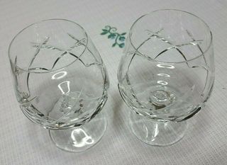ΔΥΟ ΚΡΥΣΤΑΛΛΙΝΑ ΠΟΤΗΡΙΑ COGNAC 80'-thumb-2