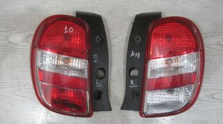 Πίσω φανάρια (οδ.-συνοδ.) από Nissan Micra K13 2010-2014, 40€/τεμ.