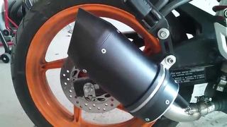 Gpr Εξάτμιση Τελικό Furore Black Honda CBR 125 R 2011 - 2016 