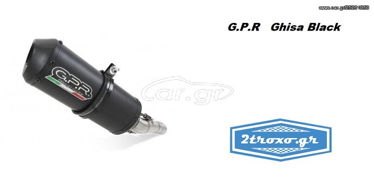 Gpr Εξάτμιση Τελικό Ghisa Black Honda CBR 125 R 2011 - 2016  