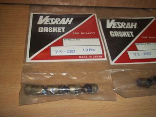 ΤΣΙΜΟΥΧΕΣ ΒΑΛΒΙΔΩΝ ΓΝΗΣΙΕΣ JAPAN VESRAH YAMAHA FT600L LC84 SR185H J 81-82 XJ550H RH J RJ K RK 81-83