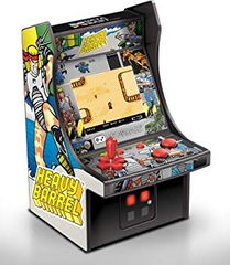 Φορητή παιχνιδομηχανή απο την My Arcade, Micro Player Mini Arcade Machine: Heavy Barrel Video Game, Fully Playable, 6.75 Inch Collectible, Color Display, Speaker, Volume Buttons, Headphone Jack, Batte