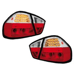 Πισινά Φανάρια Set Για Bmw 3 E90 Sedan 05-08 Led Red/Crystal Sonar