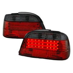 Πισινά Φανάρια Set Για Bmw 7 E38 94-02 Led Red/Smoke Depo