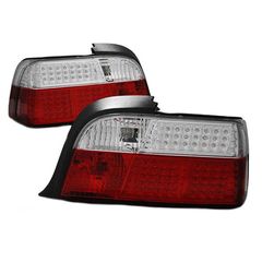 Πισινά Φανάρια Set Για Bmw 3 E36 Coupe/Cabrio 90-99 Led Κόκκινο/Crystal Depo