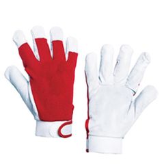 Γάντια Εργασίας Pvc Με Μανσέτα No10 - XL Ασπρο/Κόκκινο 2 Τεμάχια