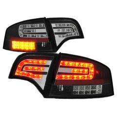 Πισινά Φανάρια Set Για Audi A4 B7 04-08 Led Μαύρα Sonar