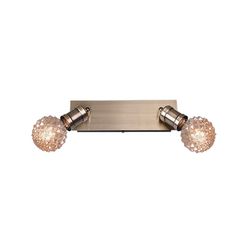 Trio Lighting Carl Απλίκα 2φωτη Σε Αντικέ Ορείχαλκο Χρώμα - Σκουριά