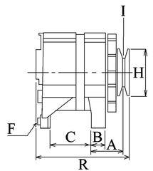 Δυναμό Audi A4/A6/A8 (12V - 120A) - 06B903016E-thumb-2