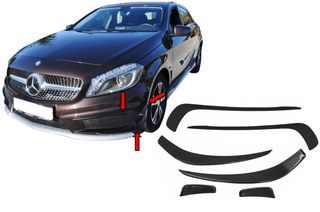 ΕΜΠΡΟΣΘΙΑ ΝΥΧΑΚΙΑ A45 AMG LOOK ΓΙΑ MERCEDES-BENZ A-CLASS (W176)(6 ΤΕΜΑΧΙΑ)