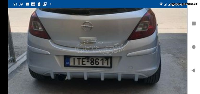 OPEL CORSA D   ΠΙΣΩ ΔΙΑΧΥΤΗΣ    /   SPOILER   2006-2014  