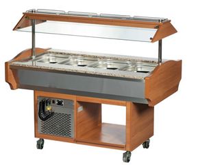 Ψυχόμενη βιτρίνα σαλατών salad bar - Buffet για 4 1/1GN ή 8 1/2GN - Καινούργια.