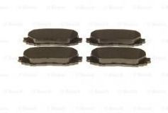 Τακάκια φρένων μπροστινός άξονας TOYOTA YARIS '05-'11, HKPTY127, 0446552270