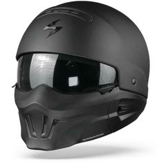 Kράνος Scorpion Exo-Combat Evo Solid helmet matte black-thumb-1