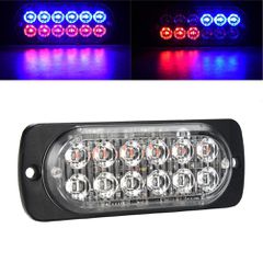 Φωτιστικό σώμα LED STROBO 12V-24V 36 Watt Μπλε/Κόκκινος φωτισμός Κωδικός XF684 ....SoundStreet....