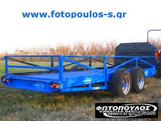Πλατφόρμες-Καρότσες Fotopoulos 2012 Καρότσα μεταφοράς 8 τόνους-thumb-4