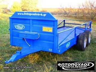Πλατφόρμες-Καρότσες Fotopoulos 2012 Καρότσα μεταφοράς 8 τόνους-thumb-3