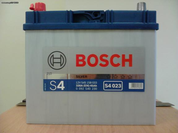 ΓΝΗΣΙΑ ΜΠΑΤΑΡΙΑ BOSCH® ΜΕ ΠΙΣΤΟΠΟΙΗΤΙΚΟ S4023 45AH (330A ΕΝ)  MONO ME 59 €! & ΜΟΝΟ ΣΤΟΝ "ΠΑVΛΟ" ΑΝΑΤΟΛΙΚΑ & ΔΥΤΙΚΑ