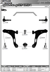 ΣΕΤ ΣΤΑΜΠΙΛΙΖΕΡ ΕΜΠΡΟΣ-CHRYSLER/PT-CRUSIER -thumb-1