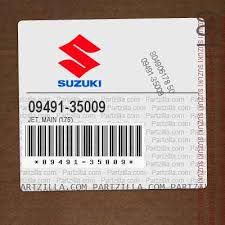 MAIN JET SUZUKI RM 09491-35009