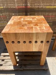 Κούτσουρο Κρεάτων Βιδωτό Οξυάς 40x40x25/90Cm - Καινούργιο.