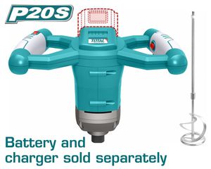 TOTAL ΑΝΑΔΕΥΤΗΡΑΣ ΜΠΑΤΑΡΙΑΣ ΛΙΘΙΟΥ 20V solo  (ΧΩΡΙΣ ΜΠΑΤΑΡΙΑ ΚΑΙ ΦΟΡΤΙΣΤΗ) (TMXLI2001)