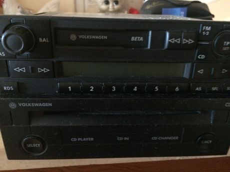 Blaupunkt cassette & CD player VW Golf 4