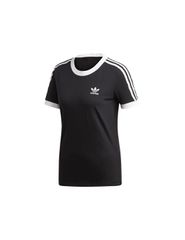 Adidas 3 Stripes Γυναικείο Αθλητικό T-shirt Μαύρο ED7482