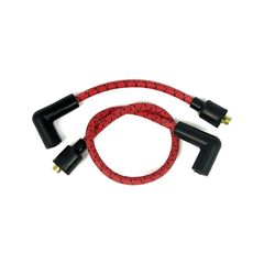 ΜΠΟΥΖΟΚΑΛΩΔΙA TAYLOR BRAIDED CLOTH WIRE SET RED WITH BLACK TRACER