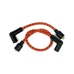 ΜΠΟΥΖΟΚΑΛΩΔΙA TAYLOR BRAIDED CLOTH WIRE SET ORANGE WITH BLACK TRACER