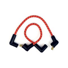 ΜΠΟΥΖΟΚΑΛΩΔΙA TAYLOR BRAIDED CLOTH WIRE SET ORANGE WITH BLACK TRACER
