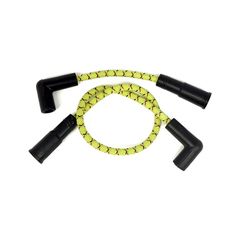 ΜΠΟΥΖΟΚΑΛΩΔΙA TAYLOR BRAIDED CLOTH WIRE SET YELLOW WITH BLACK AND RED TRACER