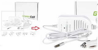 Green Cell ® ΤΡΟΦΟΔΟΤΙΚΌ AYTOKINHTOY ΓΙΑ Apple MacBook, Macbook Pro 13" Magsafe 60W (CAD26)