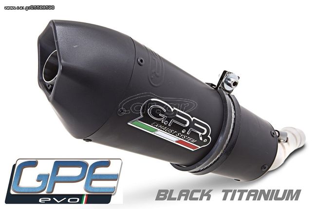 Gpr Τελικό Εξάτμισης Gpe Anniversary Titanium Black Honda CBR 250 R 2010 - 2014
