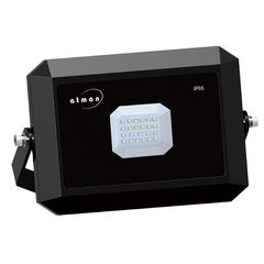 Atman Μαύρος Προβολέας LED 10W Σε Πράσινο Φώς IP65