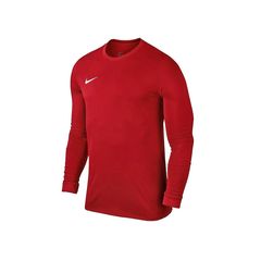 Nike Park VII Ανδρική Μπλούζα Dri-Fit Μακρυμάνικη Κόκκινη BV6706-657
