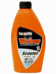 ΛΑΔΙ WEBER SCOOTER 4T 5W 40 100% ΣΥΝΘΕΤΙΚΟ 1L